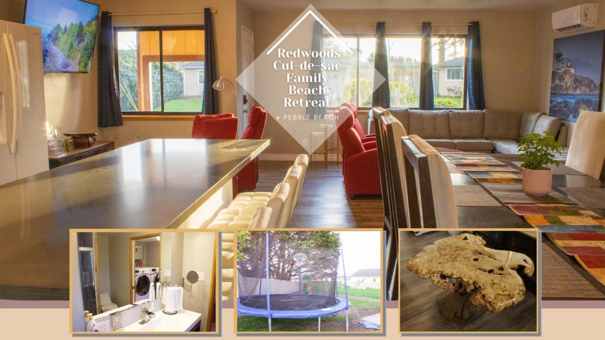Private Home - Playground, Jumping Mat, Bbq, Darts, Firepit, Gazebo, 4 Smart Tvs, White Cotton Bedding, - The Redwood Cul-De Sac Beach Retreat Crescent City Exterior foto